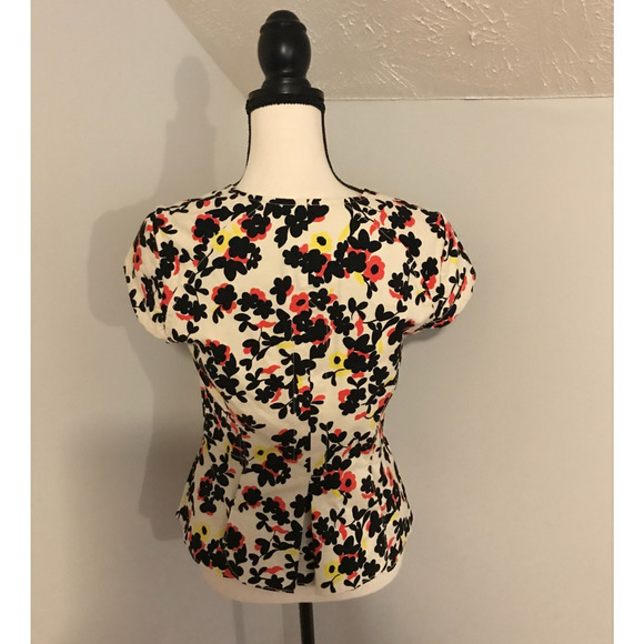 Anthropologie Elevenses Dahlia Pressed Floral Blazer - Size 6 - Picture 3 of 10